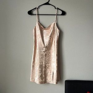 Princess Polly Norman Mini Dress Champagne